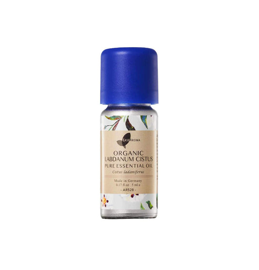 Easearoma Organic Labdanum Cistus Pure Essential Oil 5ml German Aromatherapy