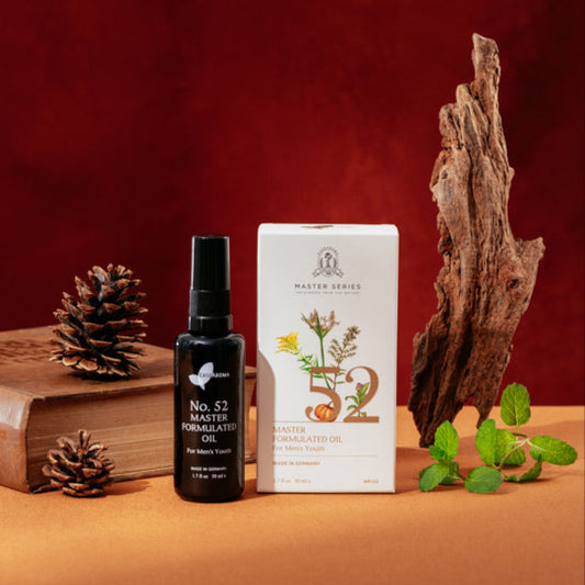 Easearoma Master Series No. 52 For Men's Youth Prostate Care Formulated Oil 50ml Premium Essential Oil German Aromatherapy
