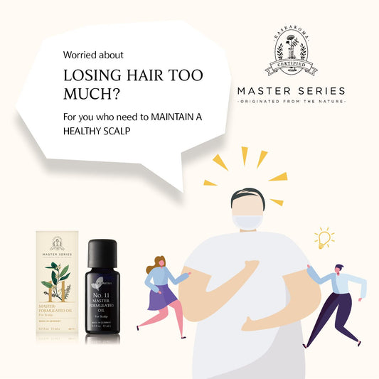 Easearoma Master Series No. 11 For Scalp Formulated Oil 15ml Premium Essential Oil German Aromatherapy