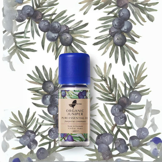 Easearoma Organic Juniper Pure Essential Oil 10ml German Aromatherapy