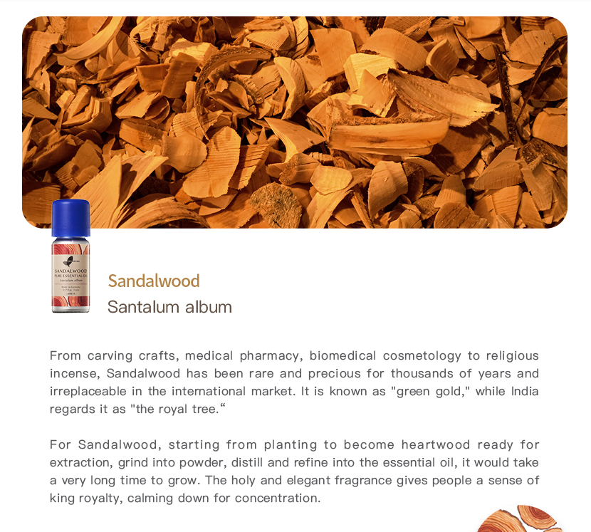 Easearoma Sandalwood Pure Essential Oil German Aromatherapy