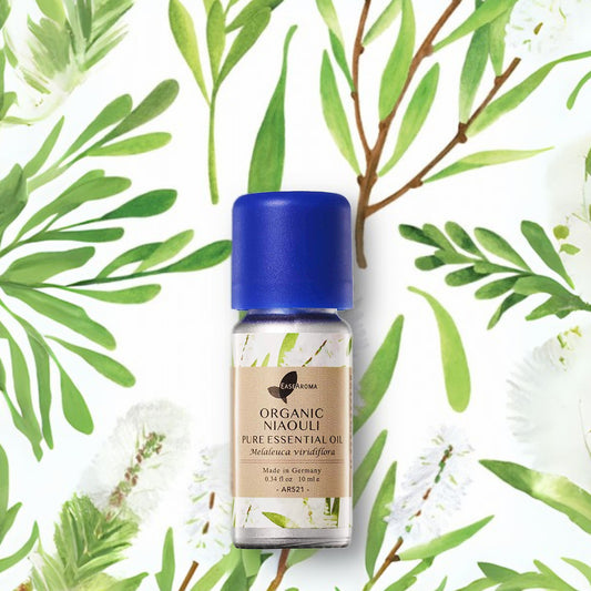 Easearoma Organic Niaouli Pure Essential Oil 10ml German Aromatherapy