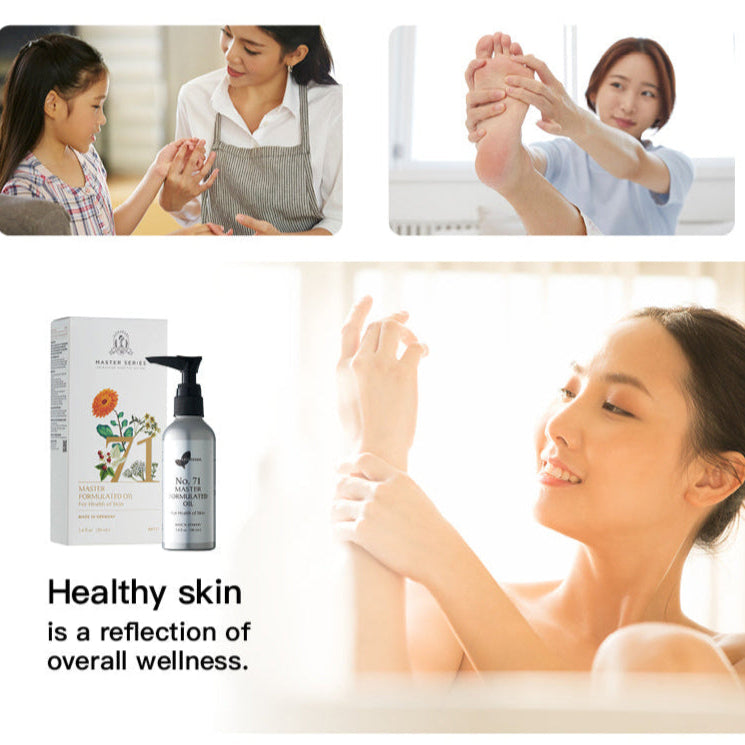Easearoma Master Series No. 71 For Healthy Skin Care Formulated Oil 100ml Premium Essential Oil German Aromatherapy