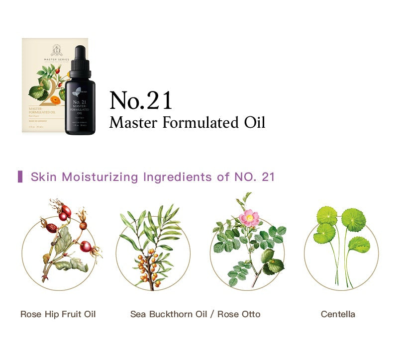 Easearoma Master Series No. 21 For Face Skin Repair Formulated Oil 30ml Premium Essential Oil German Aromatherapy