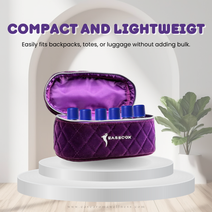Portable Purple Pouch – Storage Bag for Essential Oils