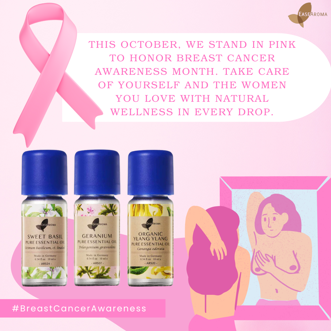 Easearoma Breast Care Set Pure Essential Oil