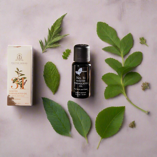 Easearoma Master Series No. 31 Healthcare For Neck and Chest Formulated Oil 15ml Premium Essential Oil German Aromatherapy