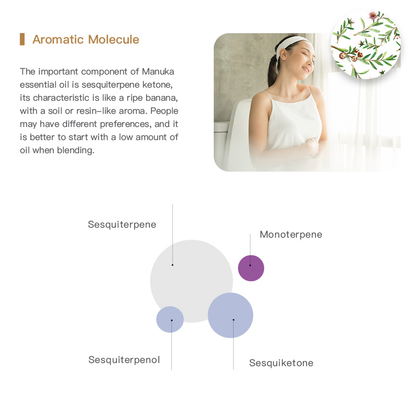 Easearoma Manuka Pure Essential Oil 10ml German Aromatherapy