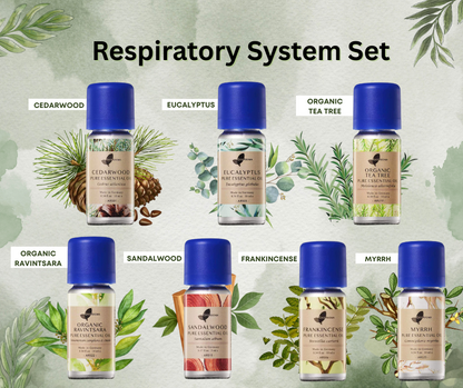 Easearoma Respiratory System Set Pure Essential Oil