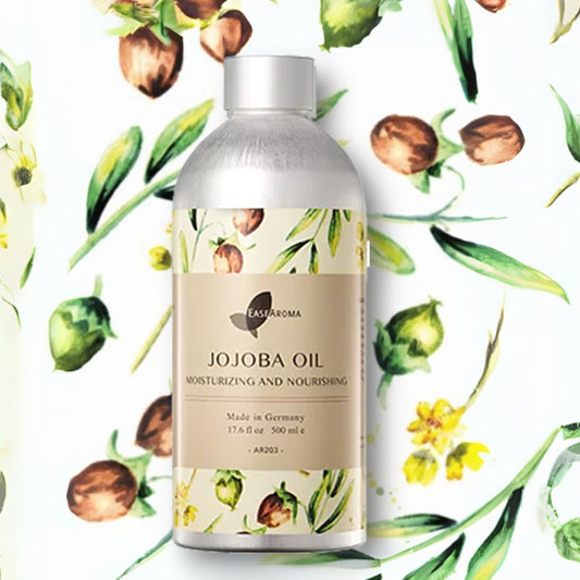 Easearoma Jojoba Oil with Vitamin E Base Oil Moisturizing and Nourishing Effect 500ml