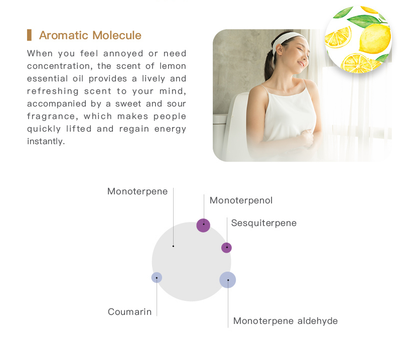 Easearoma Lemon Pure Essential Oil German Aromatherapy