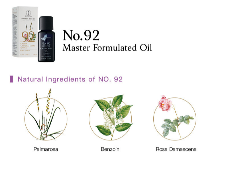 Easearoma Master Series No. 92 For Joyful Day Formulated Oil 15ml Premium Essential Oil German Aromatherapy