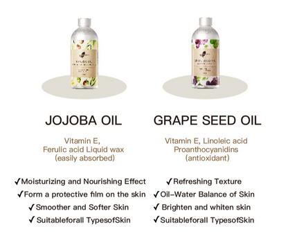 Easearoma Jojoba Oil with Vitamin E Base Oil Moisturizing and Nourishing Effect 500ml
