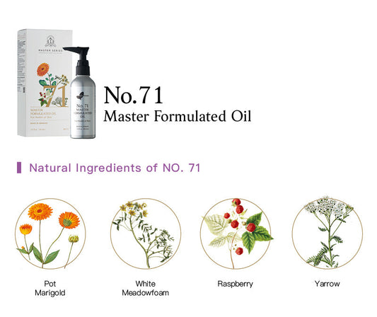 Easearoma Master Series No. 71 For Healthy Skin Care Formulated Oil 100ml Premium Essential Oil German Aromatherapy