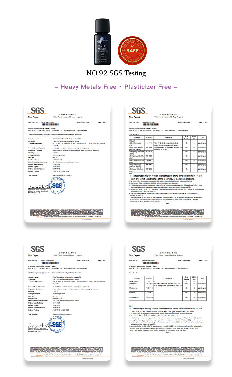 Easearoma Master Series No. 92 For Joyful Day Formulated Oil 15ml Premium Essential Oil German Aromatherapy