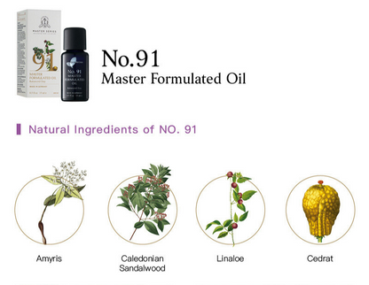 Easearoma Master Series No. 91 Balanced Day Formulated Oil 15ml Premium Essential Oil German Aromatherapy Therapeutic Wellness