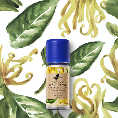 Easearoma Organic Ylang Ylang Pure Essential Oil 10ml German Aromatherapy