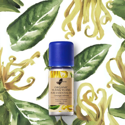 Easearoma Organic Ylang Ylang Pure Essential Oil 10ml German Aromatherapy